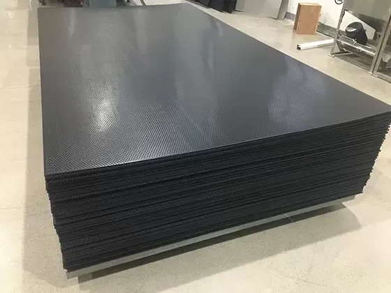 pp honeycomb sheet black