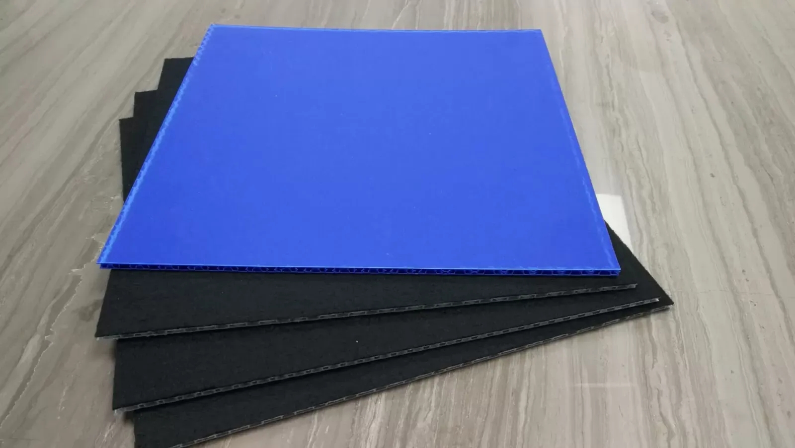 pp honeycomb sheet black