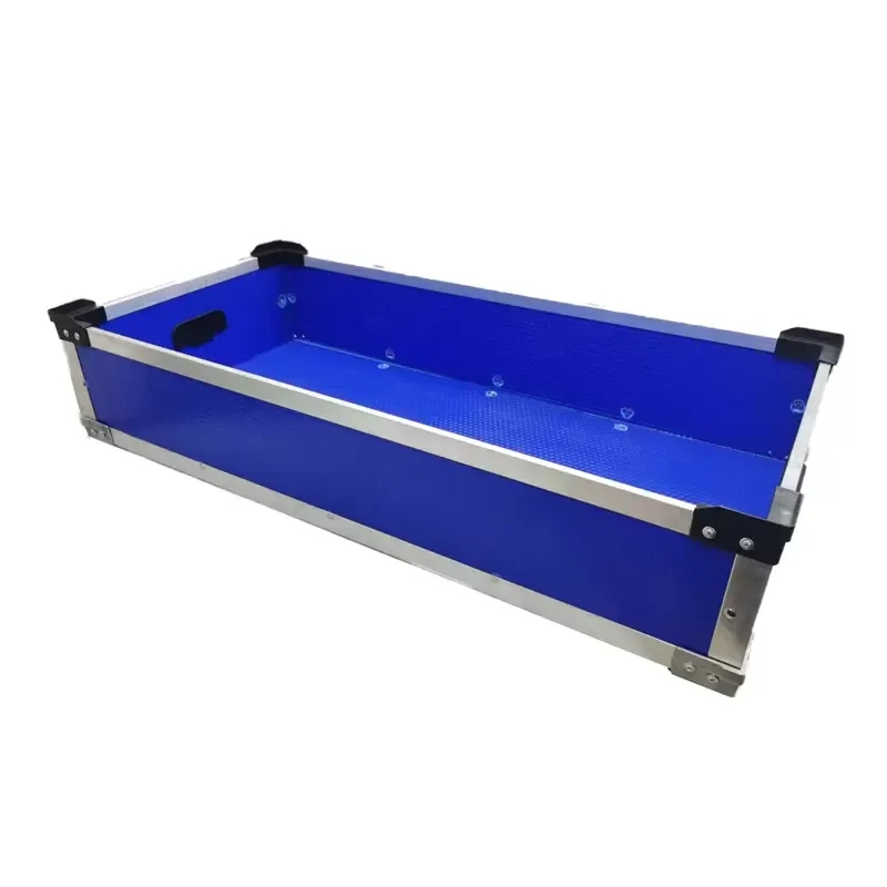 Excellent Factory Sale Customized Size Thickness PP Coroplast Corflute Plastic Storage Box Container