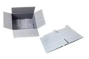 Manufacturer Supplier PP Polypropylene Stackable Plastic Corflute Coroplast Plastic Box Storage Container