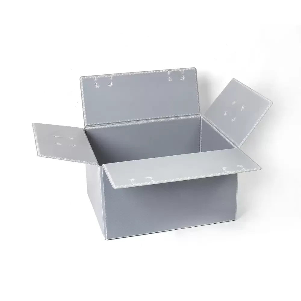 Manufacturer Supplier Customized Color Size Thickness Fluted Pp Corrugated Coroplast Printing Storage Box For Clothing Shoes